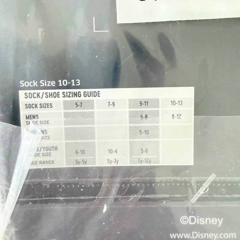 Disney Villains Cruella De Vil Crew Socks Bioworld‎ Character Collection